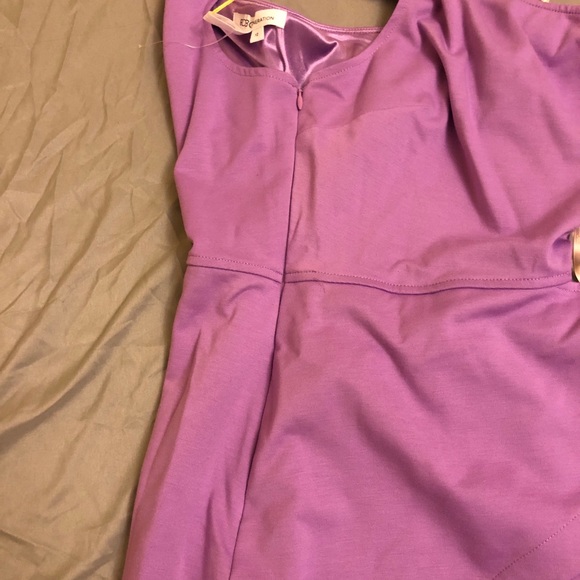 One-shoulder evening dress - Picture 5 of 6